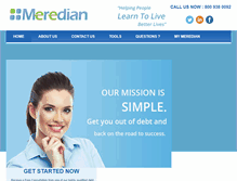 Tablet Screenshot of meredian.com